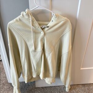 Aerie Cream Sweatshirt Cozy Top